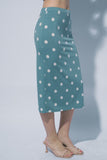 Polka Dot Midi Skirt