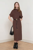 Belted Sweater Dress