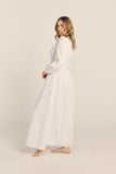 White Floral Maxi Dress