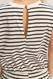 Striped Sleeveless Romper