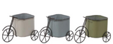 Small Metal Bike W/container