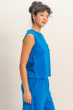 Sleeveless Cotton Top