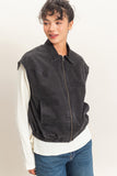 Mineral Wash Sleeveless Vest