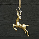 Dazzling Gold Metal Bow Ornament-