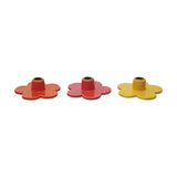 Stoneware Flower <p>Shaped Taper Holder</p>