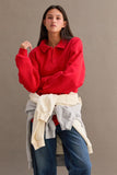 Oversized Fleece Polo