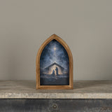 Nativity Framed Tabletop Sign
