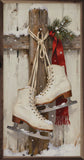 Ice Skates Hanging 12x24