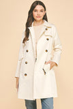Premium Twill Double Breasted Peacoat