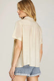 Collared Linen Shirt