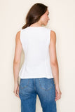 Cloudy Knit Peplum Top