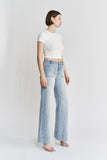 High Rise Patch Pocket Jeans