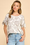 Floral Short Sleeve Top