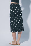Polka Dot Midi Skirt