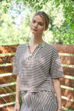 Striped Boxy Knit Top