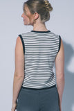 Sleeveless Button Front Cardigan
