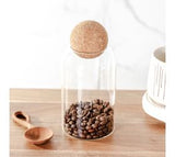 Glass Jar Cork Ball Top