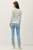 Classic Scoop Neck Long Sleeve Top