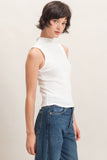 Sleeveless Mock Neck Top