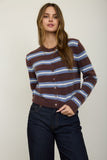 Multi-Color Striped Cardigan