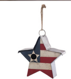 Metal Americana Star Hang
