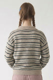 Striped Collared Sweater