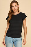 Textured Everyday Casual Knit Top