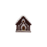 Resin Gingerbread House W Led Light