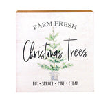 Farm Fresh Christmas Trees Block