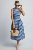 Gingham Smocked Midi Dress