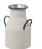 Metal Milk Can W/ribbing