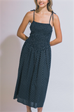 Polka Dot Smocked Jumper