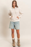 Striped French Terry Hoodie