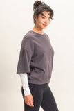 Washed Crew Neck Tee