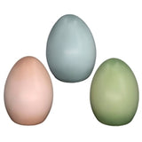 Large Blue, Green And Pink Resin Eggs