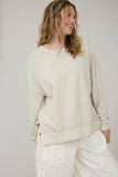 Washed Crewneck Top
