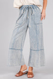 Mineral Washed Terry Knit Pants