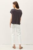 Exposed Seam Top