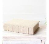 Beige Linen Storage Book