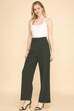 Twill Wide Leg Trousers