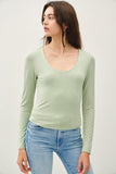 Basic Ultra Soft Striped Top