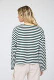 Striped Boxy Knit Top