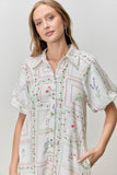 Floral Print Shirt Dress