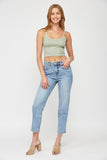 High Rise Straight Leg Jeans