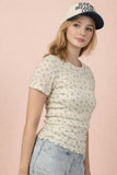 Floral Fitted Casual Top