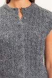 Open Knit Sweater Vest