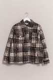 Plaid Boucle Shacket