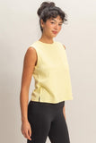 Sleeveless Cotton Top