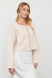 Wide Sleeve Boxy Cardigan