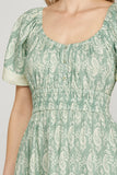 Bell Sleeve Mini Dress